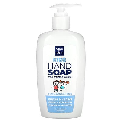 Kids Tea Tree & Aloe Hand Soap, Fragrance Free