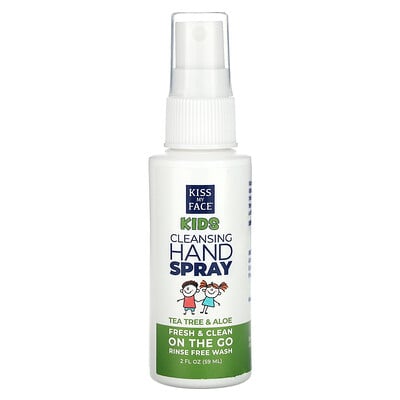 Kids Cleansing Hand Spray, Tea Tree & Aloe