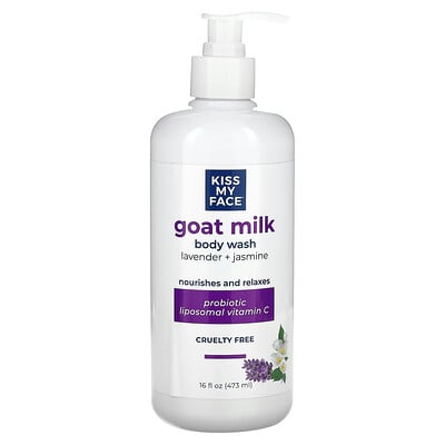 Goat Milk Body Wash, Lavender + Jasmine