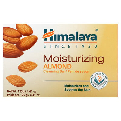 Moisturizing Cleansing Bar Soap, Almond