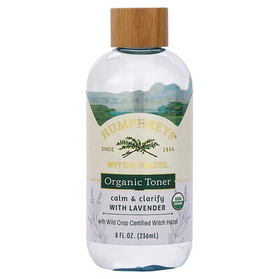 Witch Hazel, Organic Toner With Lavender, Calm, & Clarify