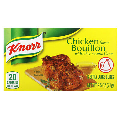 Chicken Flavor Bouillon, 6 Extra Large Cubes