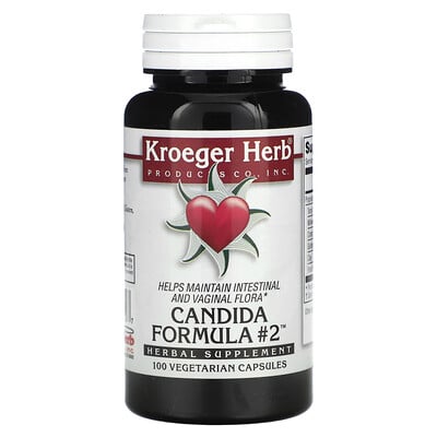 Candida Formula #2, 100 Vegetarian Capsules