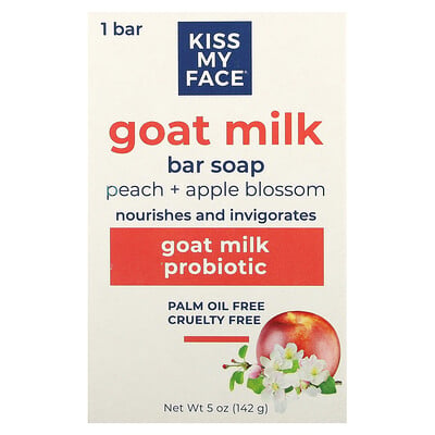 Goat Milk Bar Soap, Peach + Apple Blossom