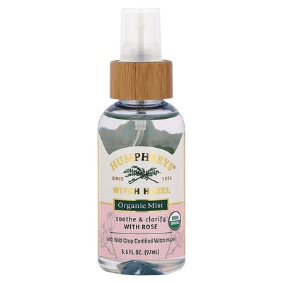 Witch Hazel, Organic Mist With Rose