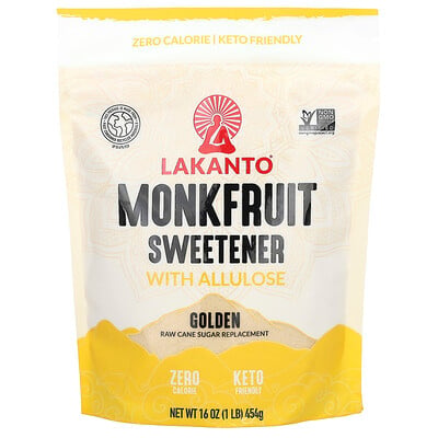 Monkfruit Sweetener With Allulose, Golden