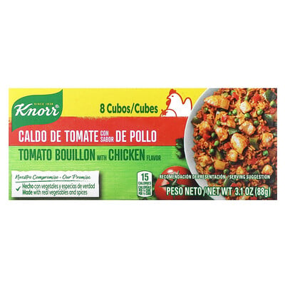 Tomato Bouillon With Chicken Flavor, 8 Cubes