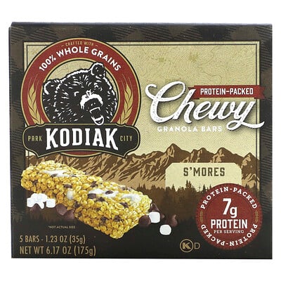 Chewy Granola Bars, S'mores, 5 Bars, 1.23 Oz (35 G)