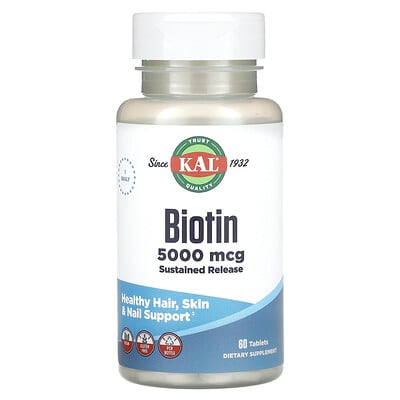 Biotin, Sustained Release, 5,000 Mcg