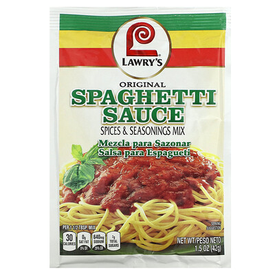 Spices & Seasonings Mix, Original Spaghetti Sauce