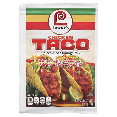 Chicken Taco, Spices & Seasonings Mix