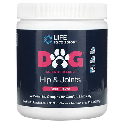 Dog, Hip & Joints, Beef, 90 Soft Chews