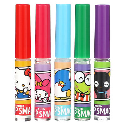 Hello Kitty And Friends, Liquid Lip Gloss, Best Flavor Forever, 5 Pack