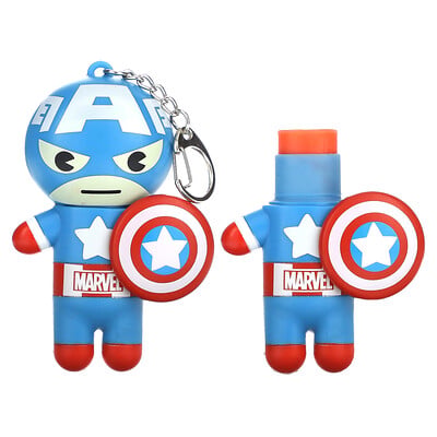 Marvel Captain America, Lip Balm, Red, White & Blue-berry