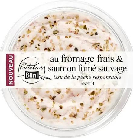 Crème De Fromage Frais Au Saumon Rouge Fumé & Aneth