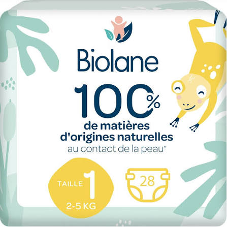 Couches Naturelles Taille 1 (2-5kg)