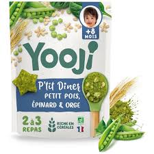P'tit Dîner Petit Pois Épinard Orge Bio