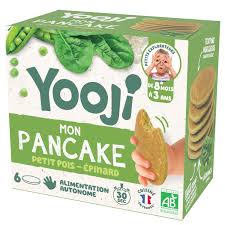 Pancakes Aux Petits Pois Et Épinards Bio