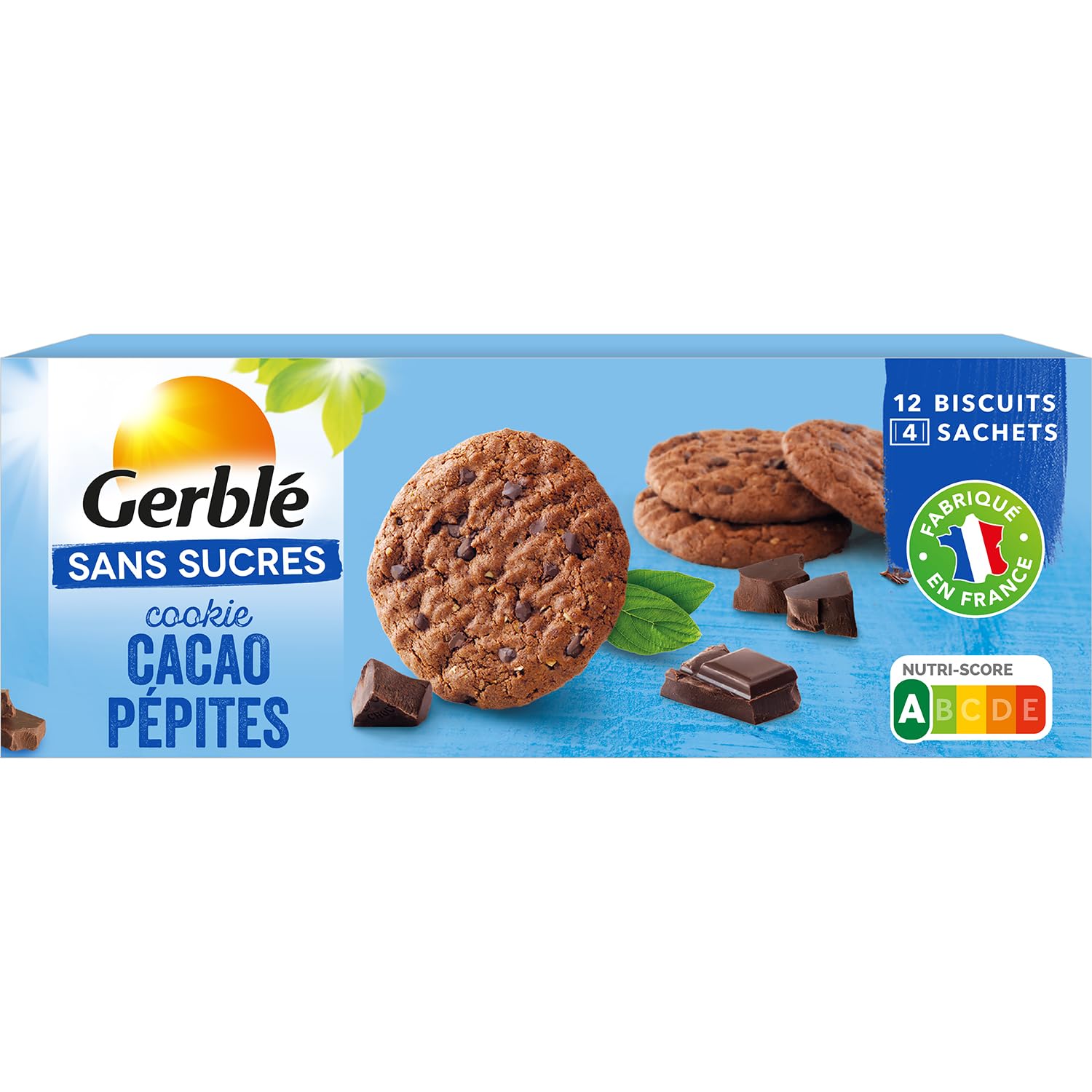 Cookies Cacao Pépites Sans Sucres