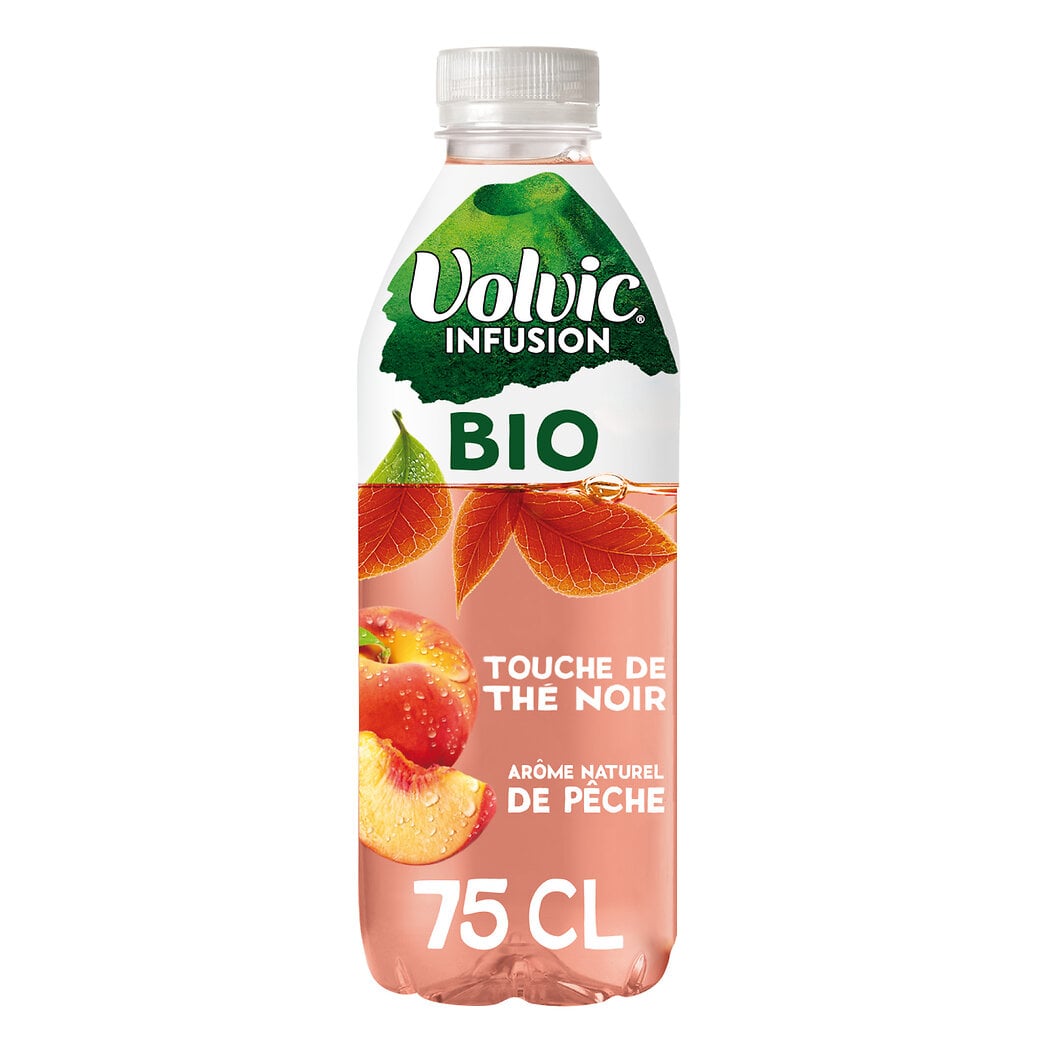 Eau Aromatisée Infusion Thé Noir Pêche Bio