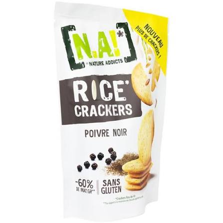 Crackers De Riz Saveur Poivre Noir