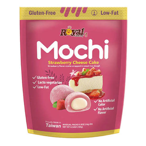 Mochi Strawberry Cheesecake