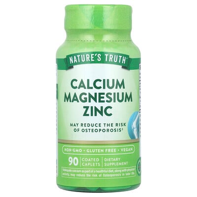 Calcium Magnesium Zinc, 90 Coated Caplets