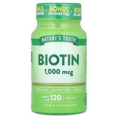 Biotin, 1,000 Mcg
