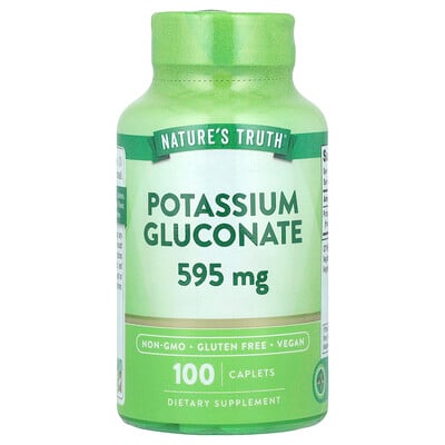 Potassium Gluconate, 595 Mg, 100 Caplets