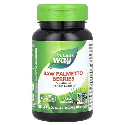 Saw Palmetto Berries, 585 Mg, 100 Vegan Capsules