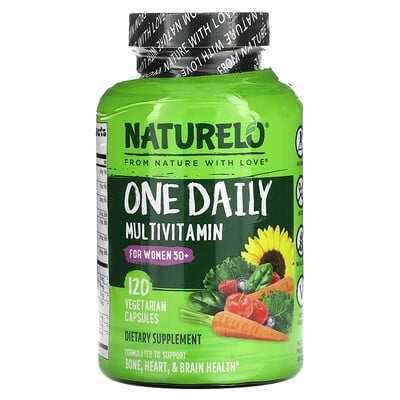 One Daily Multivitamin For Women 50+, 120 Vegetarian Capsules