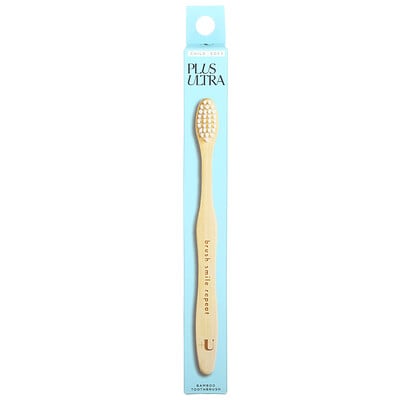 Bamboo Toothbrush, Brush Smile Repeat, Child, Soft, 1 Toothbrush