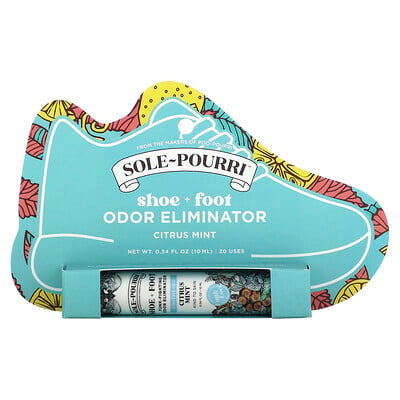Sole-pourri™ Shoe + Foot Odor Eliminator, Citrus Mint
