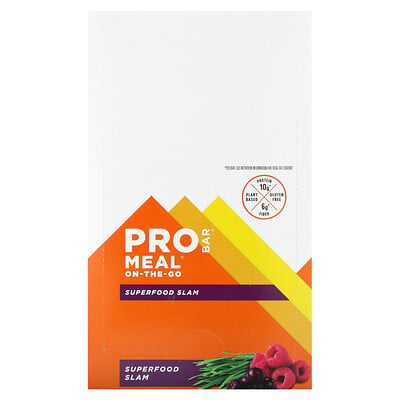 Meal On-the-go, Superfood Slam, 12 Bars, 3 Oz (85 G)