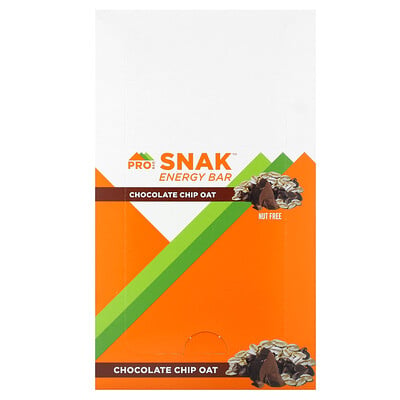 Snak, Energy Bar, Chocolate Chip Oat