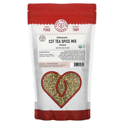Organic Ccf Tea Spice Mix, Whole