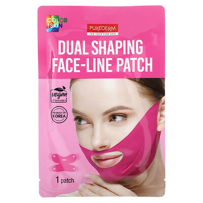 Dual Shaping Face-line Patch, Pink , 1 Patch