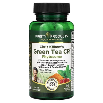 Chris Kilham's Green Tea Cr, Phytosome, 60 Vegetarian Capsules