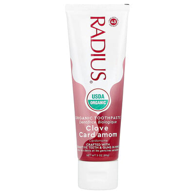 Organic Toothpaste, Clove Cardamom