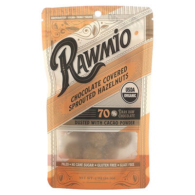 Chocolate Covered Sprouted Hazelnuts