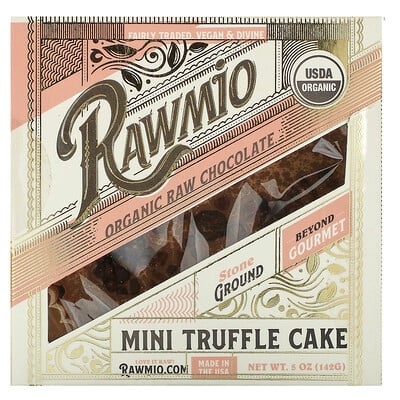 Organic Raw Chocolate Mini Truffle Cake