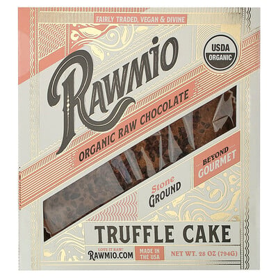 Organic Raw Chocolate Truffle Cake