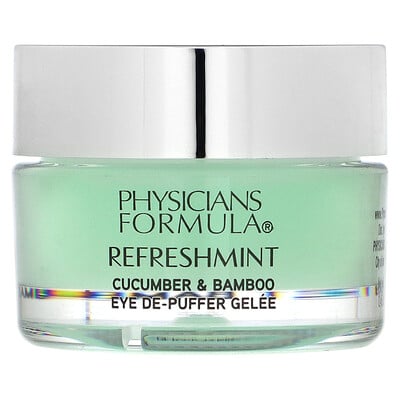 Refreshmint, Cucumber & Bamboo Eye De-puffer Gelee, Refresh