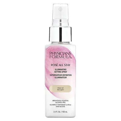 Rosé All Stay, Illuminating Setting Spray, Alcohol-free