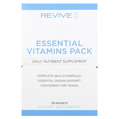 Essential Vitamins Pack, 30 Packets