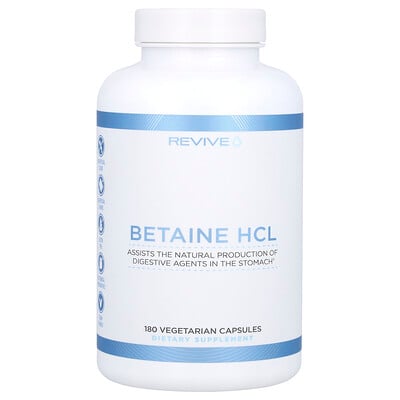 Betaine Hcl, 180 Vegetarian Capsules
