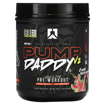 Pump Daddy V2, Non-stim Pre-workout, Candy Watermelon