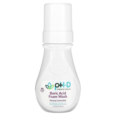 Boric Acid Foam Wash, Honey Lavender