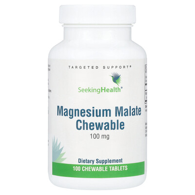 Magnesium Malate Chewable, 100 Mg, 100 Chewable Tablets