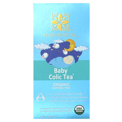 Organic Baby Colic Tea, Caffeine Free, 20 Unbleached Tea Bags